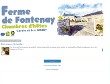Tablet Screenshot of lafermedefontenay.com